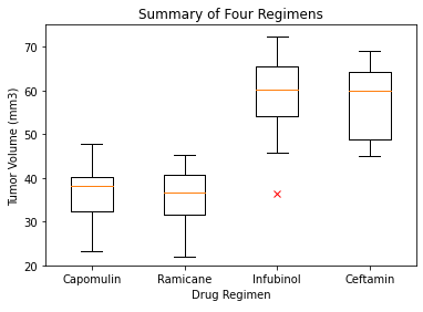 Summary of Regimens